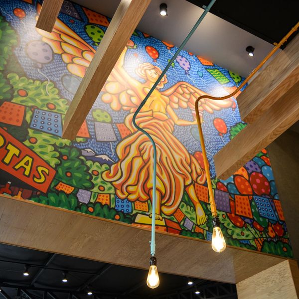 Mural en sucursal